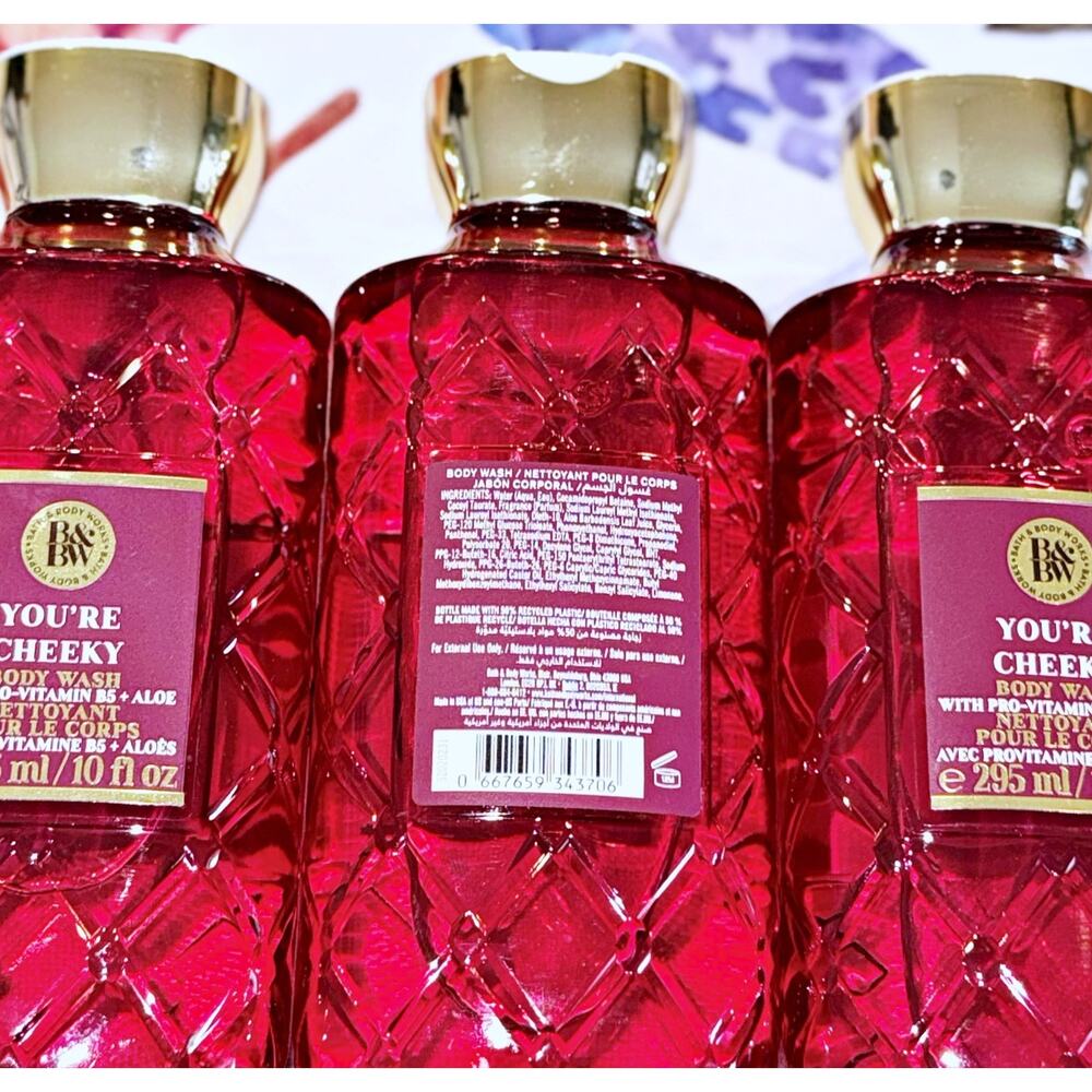 Bath & Body Works You're Cheeky 10oz Shower Gel Body Wash with Aloe B5 x3 - Picture 4 of 4